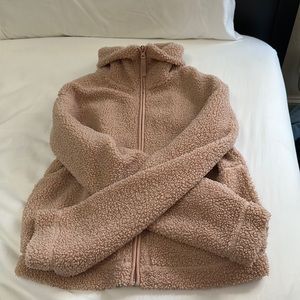 H&M, fluffly pink sweater